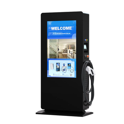 CCS Chademo 30Kw-240Kw Dc Ccs2 /Ccs1Ev Τεθωρακιστής φόρτισης με οθόνη διαφήμισης μέσων ενημέρωσης