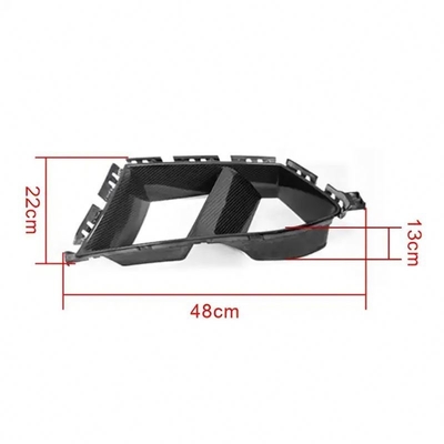Αντικαταστήστε/Επισκευάστε MP Style Pre-Preg Dry Carbon Fiber Front Bumper Vents Για BMW 3 Series G80 M3 G82 M4