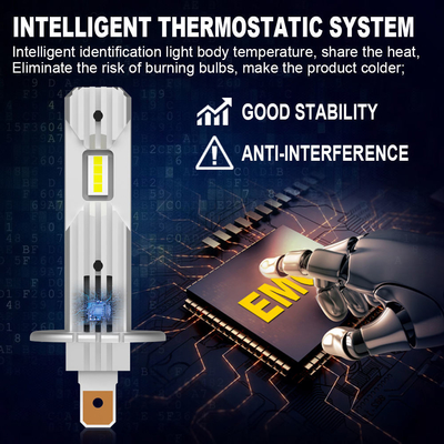 10 βατ φώτα LED 10000Lm H8 H10 H7 H1 H11 H16 9005 9006 9012 Με λαμπτήρες LED