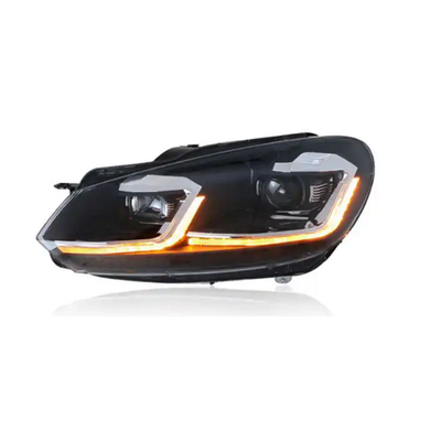 Φώτα προβολής LED VW Golf 6 DRL Σημαντική λάμπα HID Bi Xenon Αυτοκινητικά εξαρτήματα για το 2008-2012