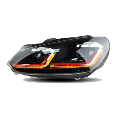 Φώτα προβολής LED VW Golf 6 DRL Σημαντική λάμπα HID Bi Xenon Αυτοκινητικά εξαρτήματα για το 2008-2012