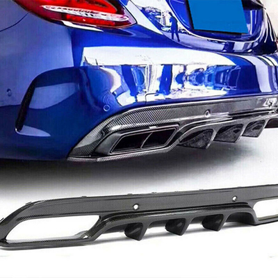Αναβαθμίστε την Mercedes Benz W205 C250 Sport σας με Carbon Fiber Rear Bumper Diffuser Lip