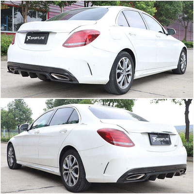 Αναβαθμίστε την Mercedes Benz W205 C250 Sport σας με Carbon Fiber Rear Bumper Diffuser Lip