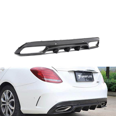 Αναβαθμίστε την Mercedes Benz W205 C250 Sport σας με Carbon Fiber Rear Bumper Diffuser Lip