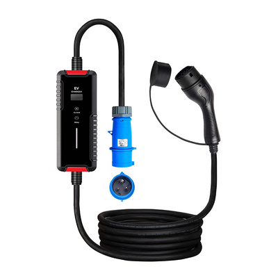 CCS Interface Standard Portable Smart 16A Type 2 ηλεκτρικό φορτιστή αυτοκινήτων για ευρωπαϊκά σπίτια