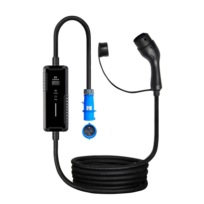 CCS Interface Standard Portable Smart 16A Type 2 ηλεκτρικό φορτιστή αυτοκινήτων για ευρωπαϊκά σπίτια