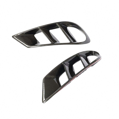 Καρβονένιο ίνες Μπροστά Προφυλακτήρα Air Vent Cover Trim Για Mercedes Benz CLS W218 sport 2014-2017