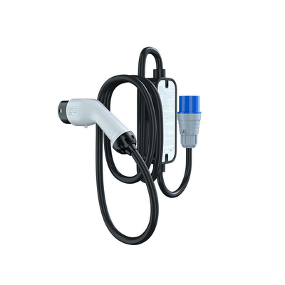 Φορητό φορτιστή ηλεκτρικών οχημάτων 7kW για φόρτιση επί του οχήματος σε θερμοκρασία περιβάλλοντος από -30 °C έως 50 °C