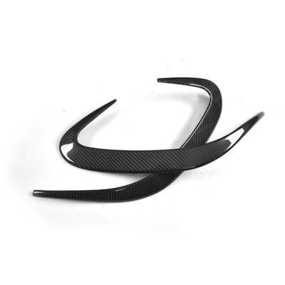 Φύλλα άνθρακα πίσω προφυλακτήρα Canards Splitters Vent για Mercedes Benz C217 S500 S63 S65 AMG