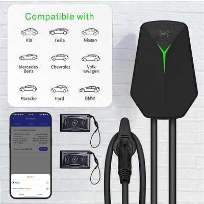 Τύπος 2 Wallbox Τύπος 2 EV Τύπος φορτιστή 32A 400V AC Σταθμός φόρτισης Τόπος φόρτισης 7KW χώρος στάθμευσης