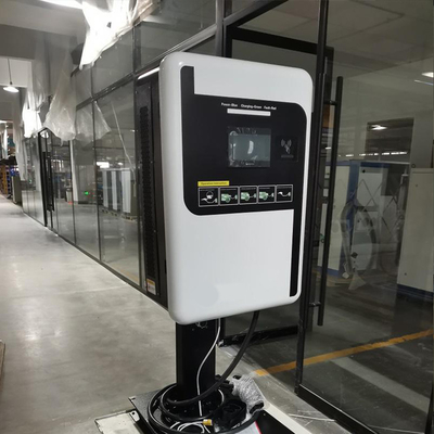 3.5 ιντσών LCD οθόνη 60KW EV Wall Charger Wallbox AC Wall Mount Σταθμός φόρτισης αυτοκινήτου