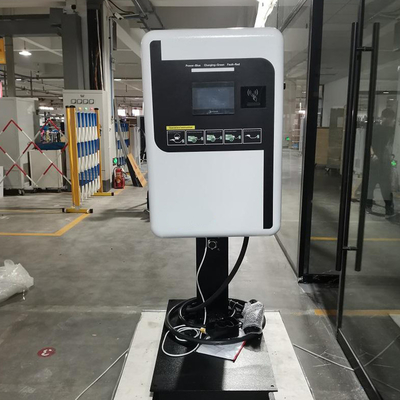 3.5 ιντσών LCD οθόνη 60KW EV Wall Charger Wallbox AC Wall Mount Σταθμός φόρτισης αυτοκινήτου