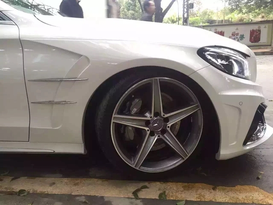 Στυλ κιτ για την Mercedes W205 C-Class Μπροστά προφυλακτήρες πίσω προφυλακτήρες Fenders πλευρικές φούστες