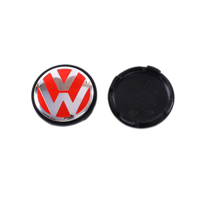 Το κάλυμμα κεντρικού τροχού του Volkswagen σε πλαστικό 68mm 56mm με μπλε προσαρμοσμένο σχεδιασμό