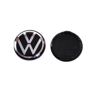 Το κάλυμμα κεντρικού τροχού του Volkswagen σε πλαστικό 68mm 56mm με μπλε προσαρμοσμένο σχεδιασμό