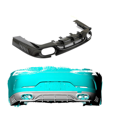 2016-2019 Mercedes Benz AMG GT 53 GT 43 4 πόρτες πίσω προφυλακτήρα χείλος Κατασκευασμένο από ανθρακική ίνα