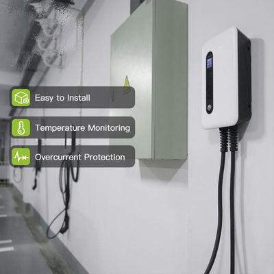 32A 7KW ηλεκτρικό φορτιστή αυτοκινήτου για Tesla Interface Standard Wall-mounted Performance