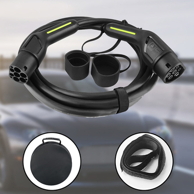 480V AC 3 φάσης Mode3 EV φορτιστή 22KW τύπου 2 καλώδιο φόρτισης με τάση λειτουργίας