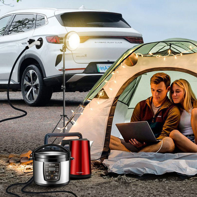 220V 4Kw φορητά ηλεκτρονικά οχήματα εκφόρτιση όπλο εκφόρτιση με πρίζα ABS