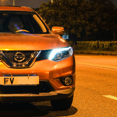 14-16 X-Trail LED προβολείς αυτοκινήτων τροποποιημένο μπροστινό φως Streamer στροφή σήμα προβολέα
