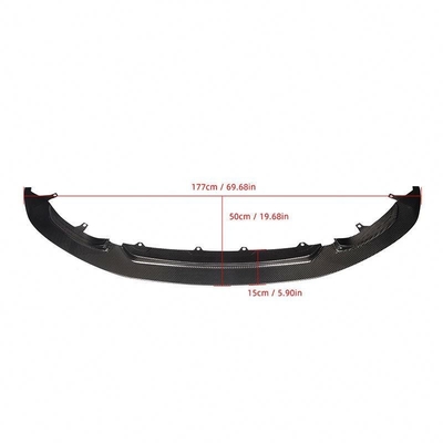 Αναβαθμίστε την BMW M4 M3 F80 F82 F83 σας με πραγματικό ξηρό ανθρακονήγι εμπρός σπόιλερ χείλος μαύρο