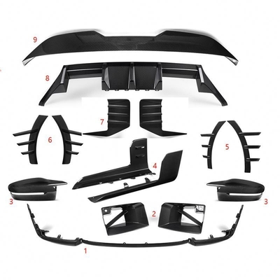 Prepreg ξηρή ανθρακική ίνα M2 G87 Bumper Trim Body Kit MP Στυλ Σχεδιασμός Για BMW Εφοδιασμός