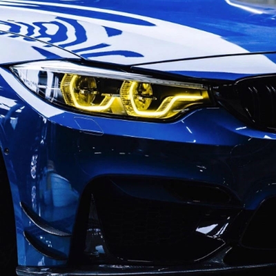 Αναβαθμίστε την εμφάνιση της BMW F30 F31 σας με το Lemon Yellow Car Headlight Assembly DRL LED Boards
