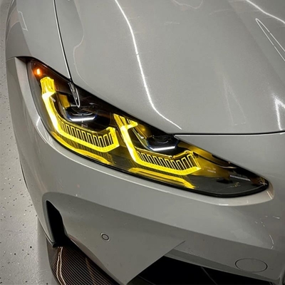Λεμονό κίτρινο DRL LED Modules Board Set Για BMW M3 G80 M4 G82 Λαζερικό προβολέα