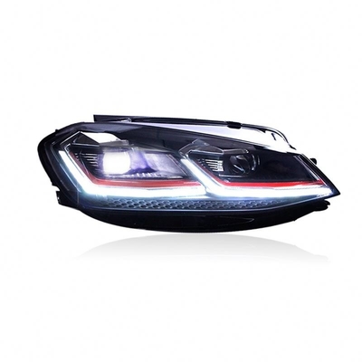 Το VW Golf 7 Mk7 2013-2020 πλήρες φως προβολέα LED κόκκινη λωρίδα δυναμικό πλήρες σύνολο λαμπτήρα
