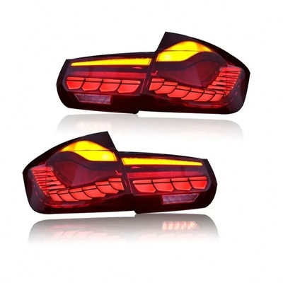 Δράκος Scale Look LED Streamer Taillight Τροποποιημένο Φτιαγμένο για BMW Σειρά 3 F30 F35 13-15