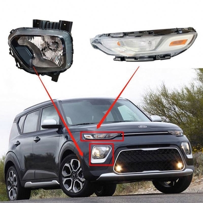 Προσωπικό προβολέα αυτοκινήτου Led Fog Lamp Dust Cove For 2020- Kia Soul εύκολη εγκατάσταση