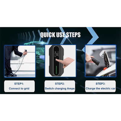 8A-10A-13A-16A Ρυθμίσιμος φορτιστής Ev 3,5 kW για ηλεκτρικά οχήματα