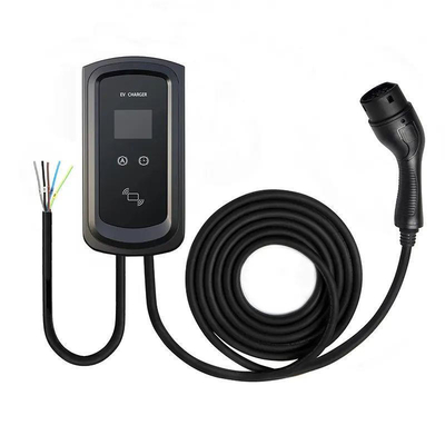 2.8' 'χρωματική οθόνη LCD οθόνη 22Kw Type2 EV Wallbox σταθμός φόρτισης για ηλεκτρικό αυτοκίνητο