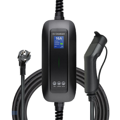 Διάστημα τάσης εξόδου φορητό φορτιστή EV 3.6Kw 16A για φόρτιση ηλεκτρικών οχημάτων αυτοκινήτων