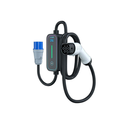 7Kw Type1/Type2/GBT φορητό φορτιστή ηλεκτρικού οχήματος με διασύνδεση Type1/Type2/GBT
