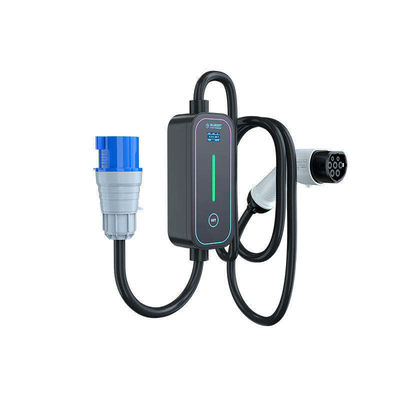 7Kw Type1/Type2/GBT φορητό φορτιστή ηλεκτρικού οχήματος με διασύνδεση Type1/Type2/GBT