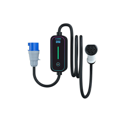 7Kw Type1/Type2/GBT φορητό φορτιστή ηλεκτρικού οχήματος με διασύνδεση Type1/Type2/GBT