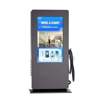 CCS Chademo 30Kw-240Kw Dc Ccs2 /Ccs1Ev Τεθωρακιστής φόρτισης με οθόνη διαφήμισης μέσων ενημέρωσης