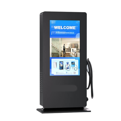 CCS Chademo 30Kw-240Kw Dc Ccs2 /Ccs1Ev Τεθωρακιστής φόρτισης με οθόνη διαφήμισης μέσων ενημέρωσης