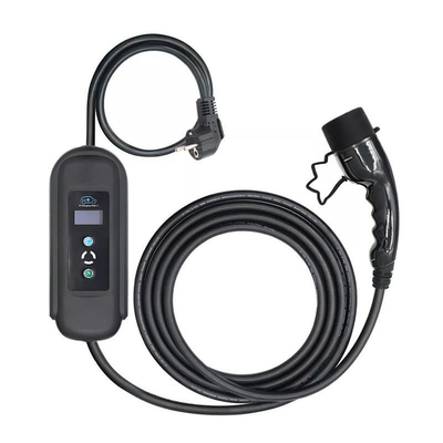 11kW 380V-400V AC ηλεκτρικό φορτιστή αυτοκινήτου με ρυθμιζόμενη έξοδο 16A και οθόνη LCD
