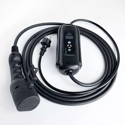 11kW 380V-400V AC ηλεκτρικό φορτιστή αυτοκινήτου με ρυθμιζόμενη έξοδο 16A και οθόνη LCD