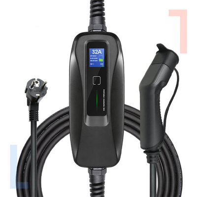 32A Ευφυής EV φορτιστή 250V Αντισταθείτε στην τάση 2000V Γρήγορη EV φορτιστή