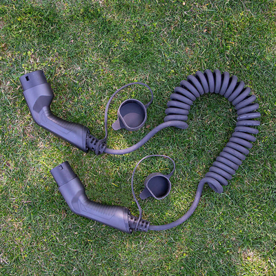 16A 32A Type2-Type2 EV Charging Connector με υλικό TPU και τάση λειτουργίας 250V