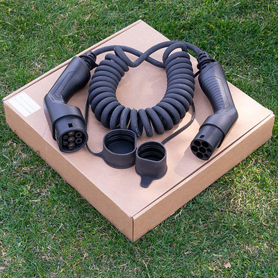 16A 32A Type2-Type2 EV Charging Connector με υλικό TPU και τάση λειτουργίας 250V