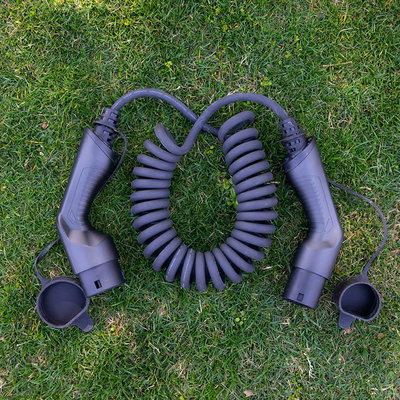 16A 32A Type2-Type2 EV Charging Connector με υλικό TPU και τάση λειτουργίας 250V